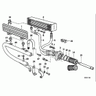R100GS (47E1) Oil cooler installation set / single parts