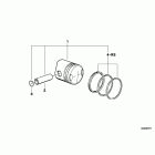 R100GS (47E1) Поршни
