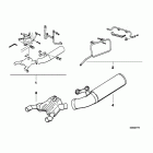 R100GS (47E1) Modification kit f low exhaust assy