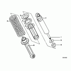 R100GS (47E1) Детали стойки амортизатора задн.
