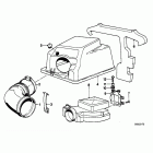 K75C (K569) Top air cleaner housing / air-flow sensor