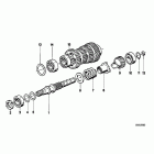 K75S (K569) 5 speed transmission-drive shaft