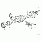 R100RS 88-93 (2478) Коленвал  /  шатун