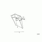 R100RS 88-93 (2478) Set mud flaps, rear