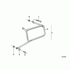 R100RS 88-93 (2478) Set of case holders  /  touring case