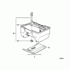 R100RS 88-93 (2478) Topcase 22 l mounting parts