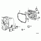 R100RS 88-93 (2478) Gearbox cover,gasket and various bolts