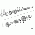 R100RS 88-93 (2478) Вторичный вал