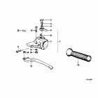 R100RS 88-93 (2478) Рукоятка руля с лева