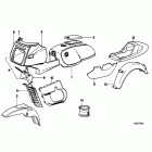 R100RS 88-93 (2478) Painted parts 635 brillantsilber