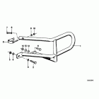 R65 (2472) Mounting parts f rear protection bar