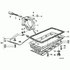R65GS (2471) Bearing cover / oil pan / aggregate guard