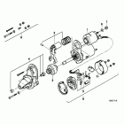 R65GS (2471) Starter single parts  /  d6ra15