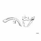 R65GS (2471) Front mudguard mounting parts