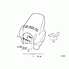 R65GS (2471) Retrofit kit, slipstream deflector