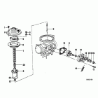 R65GS (2471) Carburetor cap / piston / starter housing
