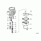 R65GS (2471) Carburetor-float assy / jet