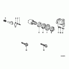 R65GS (2471) Mounting parts f set of locks