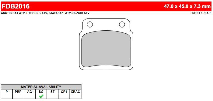 FDB2016SG Ferodo ��������� �������