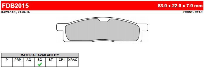 FDB2015SG Ferodo ��������� �������