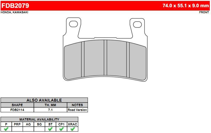 FDB2079ST Ferodo ��������� �������